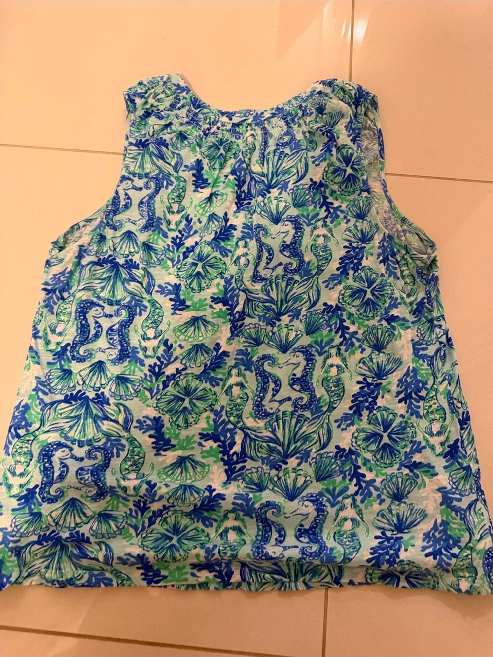 Lilly pulitzer essie tank in Blue Ibiza Cabana Cocktail - Picture 3 of 3